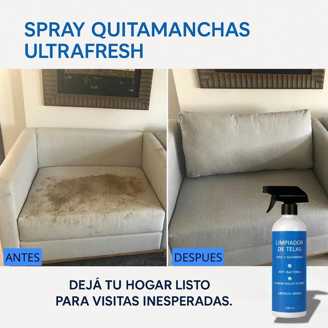 Spray quitamanchas natural y efectivo para telas