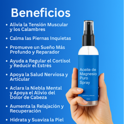Spray de Aceite Magnesio