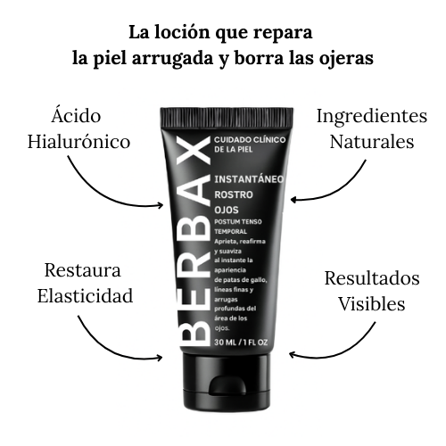 Tratamiento reparador de piel berbax